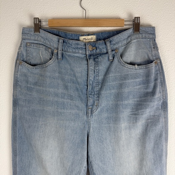 Madewell Stovepipe Jeans Denim Hume Wash Workwear Edition 32 - Picture 3 of 10